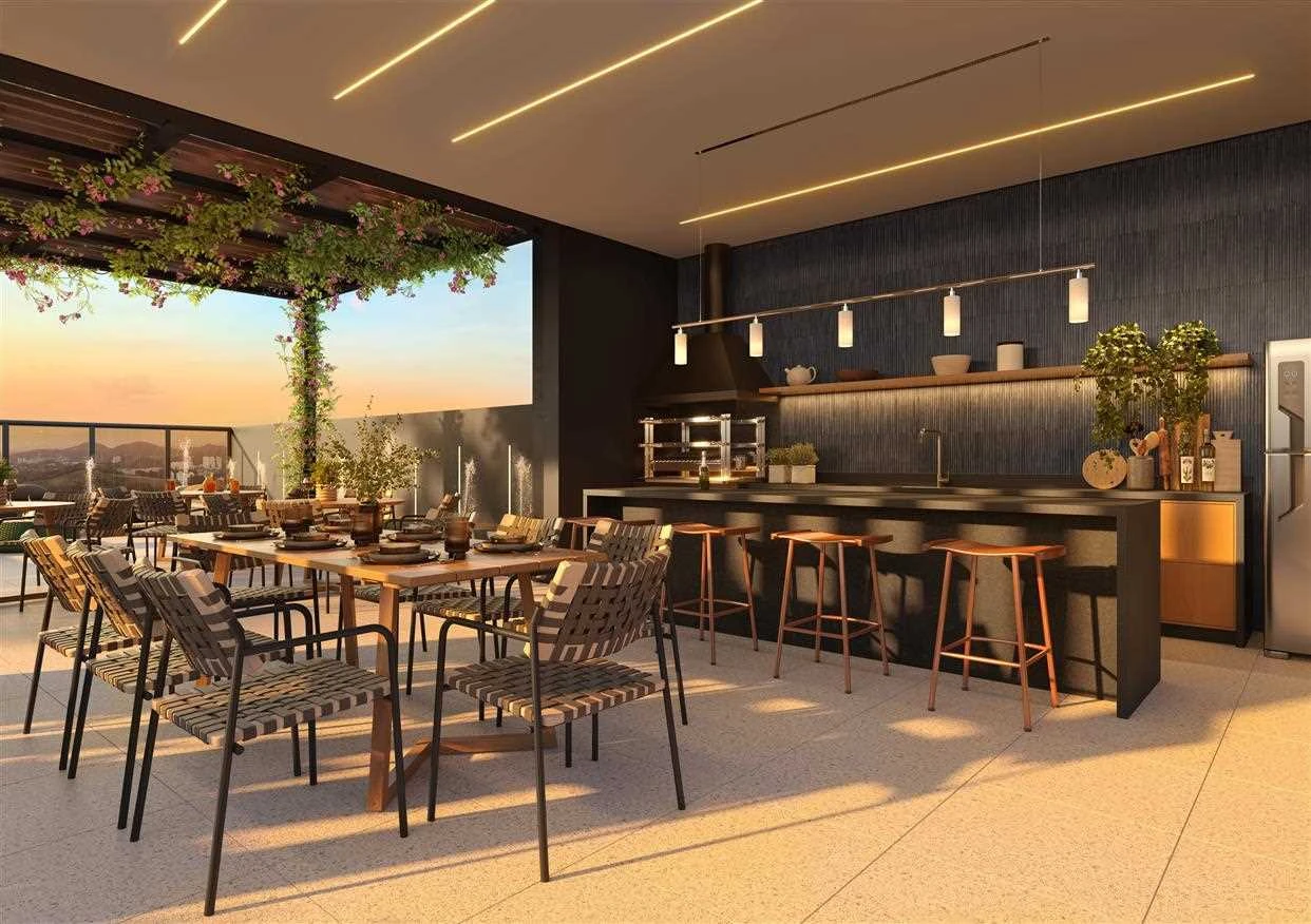 Área de Churrasqueira - LIV Stay Residence