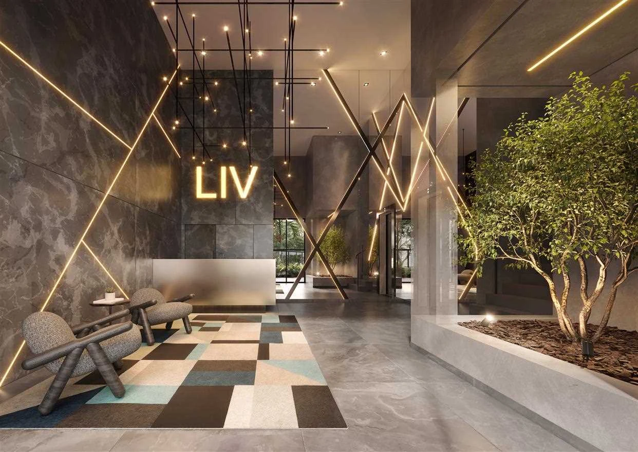 Recepção do LIV Stay Residence - Alphaville